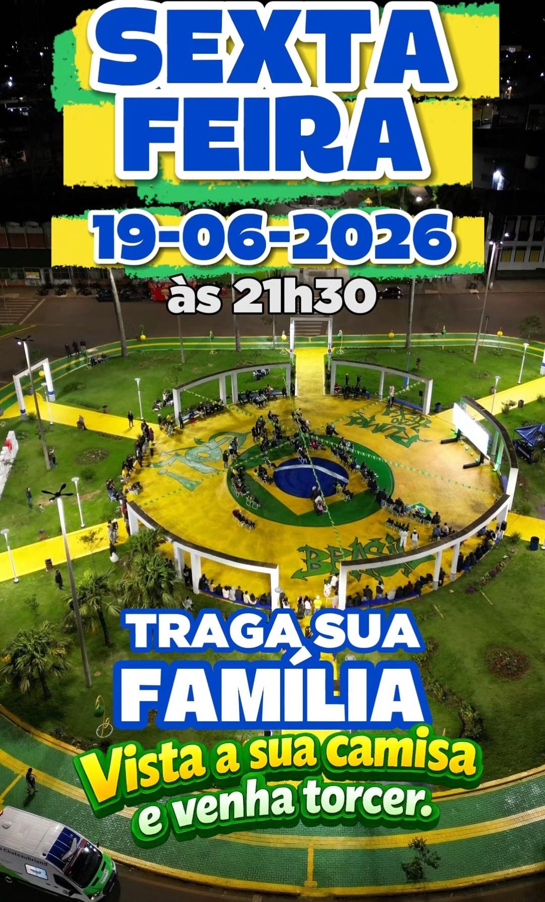 Copa do Mundo na Praça dos Pioneiros 
