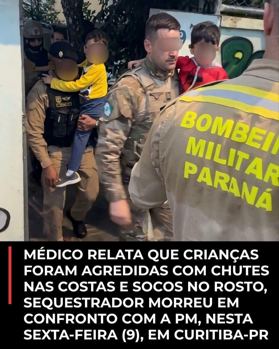 Médico relata que crianças foram agredidas com socos e chutes durante invasão a creche em Curitiba